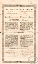 Сертификат на 1000 рублей. Амстердам, 1836 год.