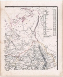 Европейская часть России (4 листа), 1845 год.Издатель: Нandtke. Размер: 44х37см.Ручная по границам