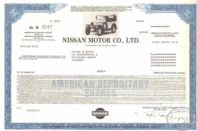 Nissan Мotor Сo.,Ltd. Акция в 50 йен, 2003 год