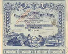 Campagnie Generale de Traction. Пай, 1897 год.