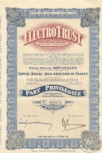Electrotrust S.A. Пай, 1944 год.