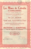 Mines de Cabrales. Акция в 500 франков,1929 год.