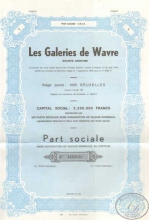 Galeries de Warve S.A Пай в 1978 год