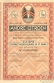 Andre Citroen Societe Anonyme. Пай, 1937 год.