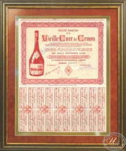 Vielle Cure de Cenon (Bordeaux). Акция в 2500 франков, 1952 год.