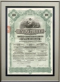 Russian Tobacco Со. Свидетельство на 100 акций, 1915 год.