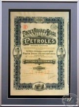 Trust Franco-Belge des Petroles SA.  Акция в 500 франков, 1920 год